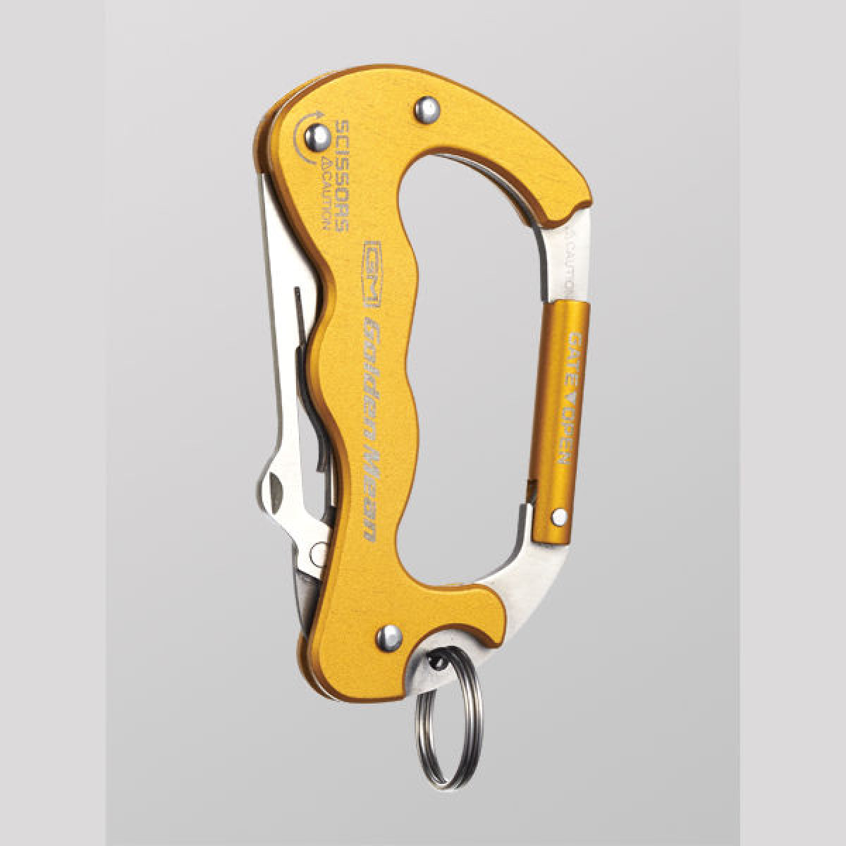 Golden Mean GM KARABINER SCISSORS H90 x W52mm : 63g #GOLD