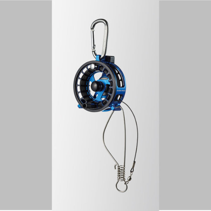 Golden Mean GM REEL STRINGER 2 H95 x W85 x D75mm : 199g #BLUE/BLACK