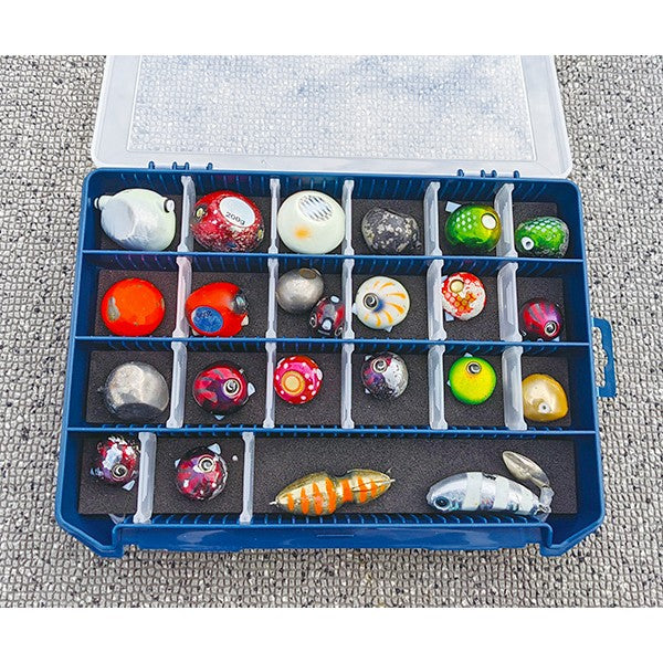Golden Mean GM MULTI SINKER CASE 255×190×40mm Lid clear/Bottom navy