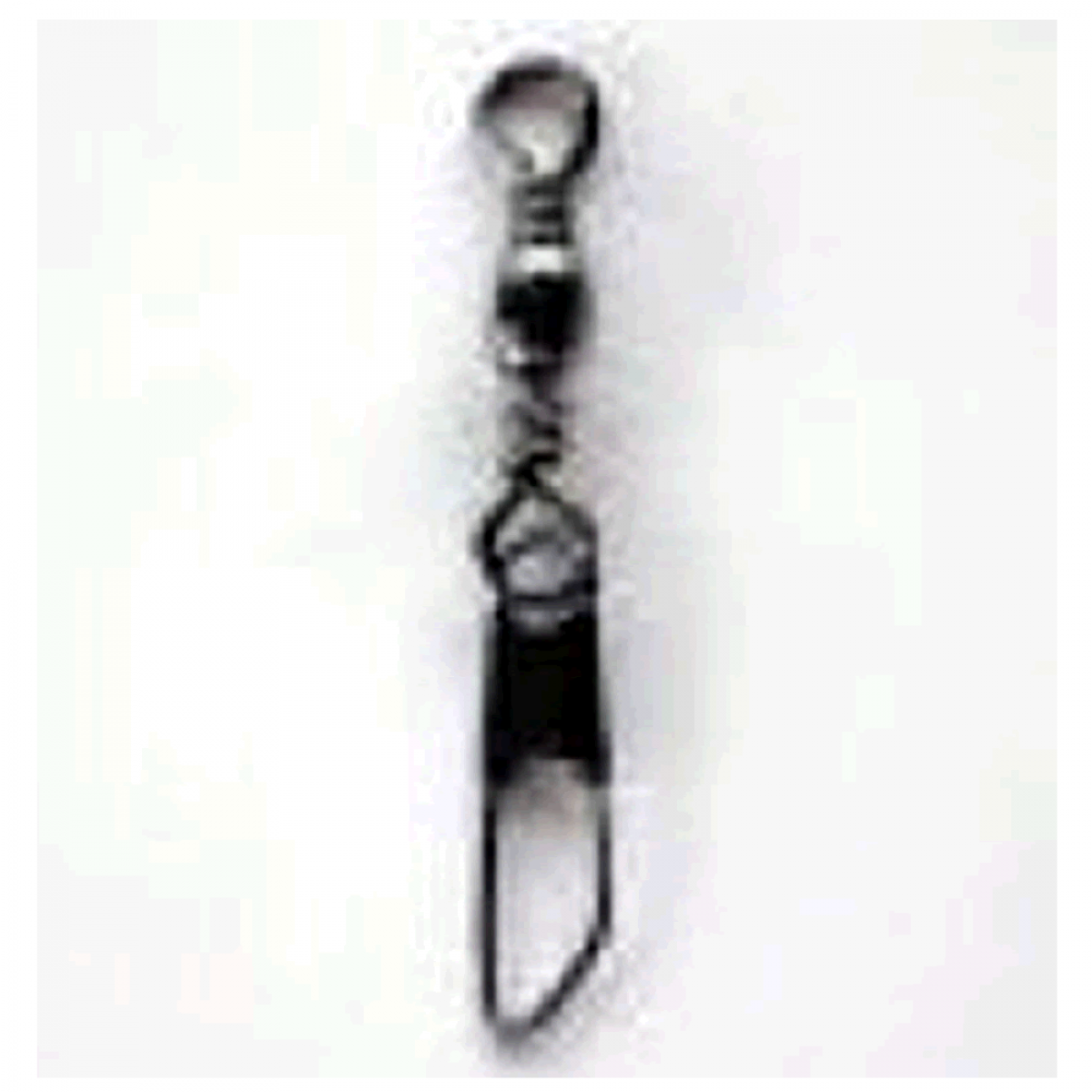 NT SWIVEL BRASS BARREL SWIVEL WITH SAFETY SNAP (Value Pack) #4 (50 pcs/pack) BLACK