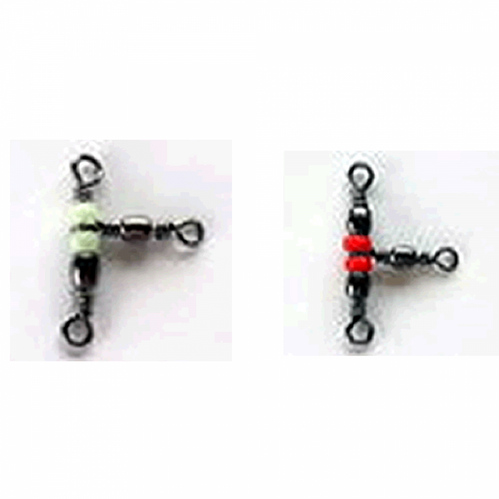 NT SWIVEL BRASS BARREL TRIPLE SWIVEL (Value Pack) #12 x #16 (C TYPE) (50 pcs/pack) BLACK