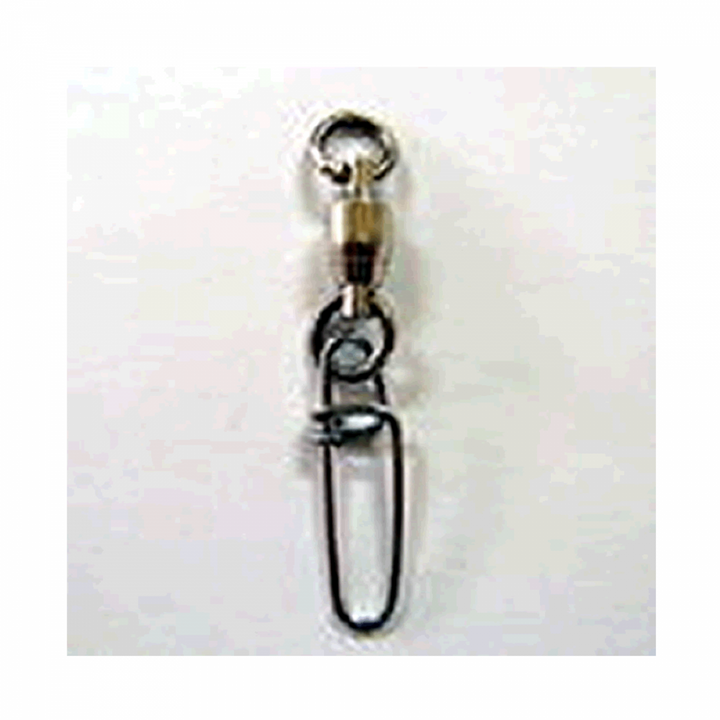 NT SWIVEL BEARING/TWIN LOCK SNAP #0 x 1 (3 pcs/pack) NICKEL