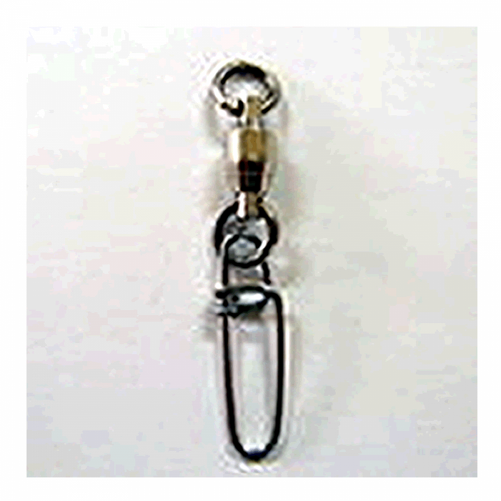 NT SWIVEL BEARING/TWIN LOCK SNAP #4 x #4 (3 pcs/pack) NICKEL