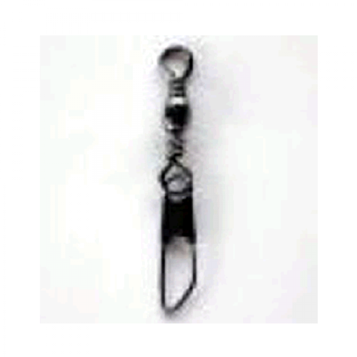 NT SWIVEL BRASS BARREL SWIVEL WITH SAFETY SNAP (Value Pack) #2 (40 pcs/pack) BLACK