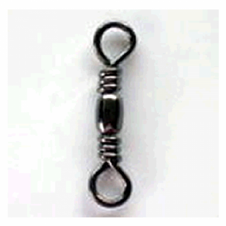 NT SWIVEL BRASS BARREL SWIVEL #1 (5 pcs/pack) BLACK