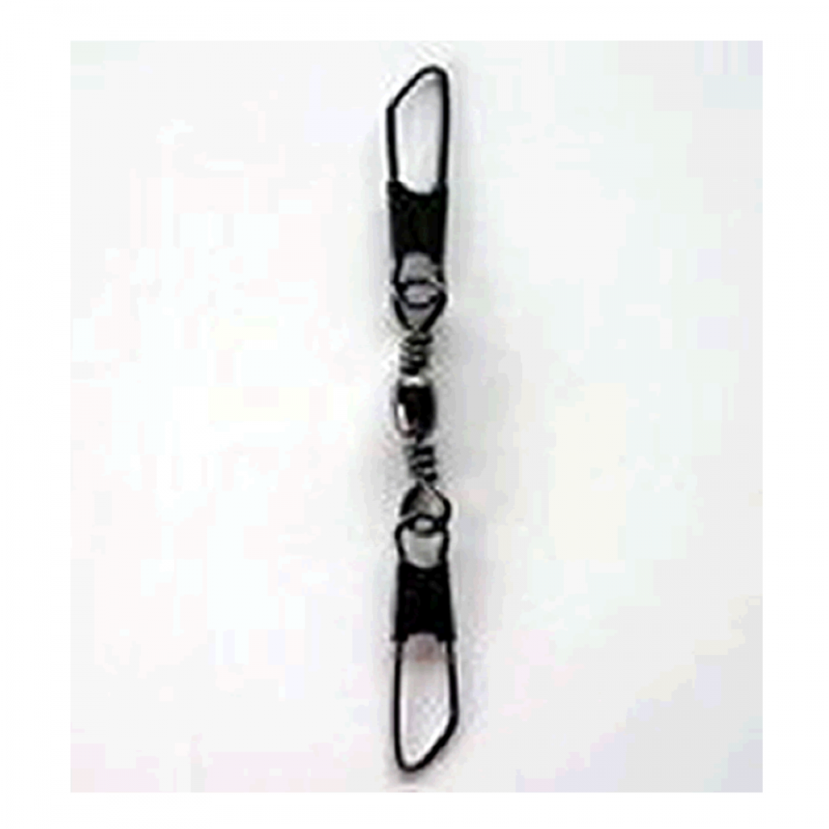 NT SWIVEL BRASS BARREL SWIVEL WITH DOUBLE SAFETY SNAP #11 (8 pcs/pack) BLACK