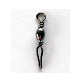 NT SWIVEL BRASS BARREL HARISU SWIVEL #8 (6 pcs/pack) BLACK