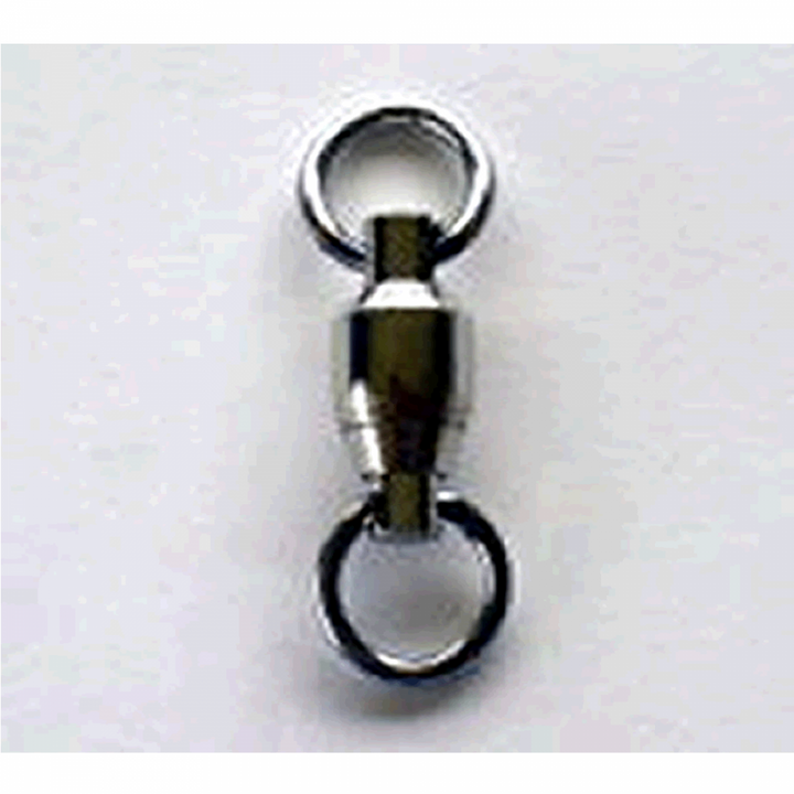 NT SWIVEL BALL BEARING SWIVEL WITH TWO RINGS #3 (4 pcs/pack) NICKEL