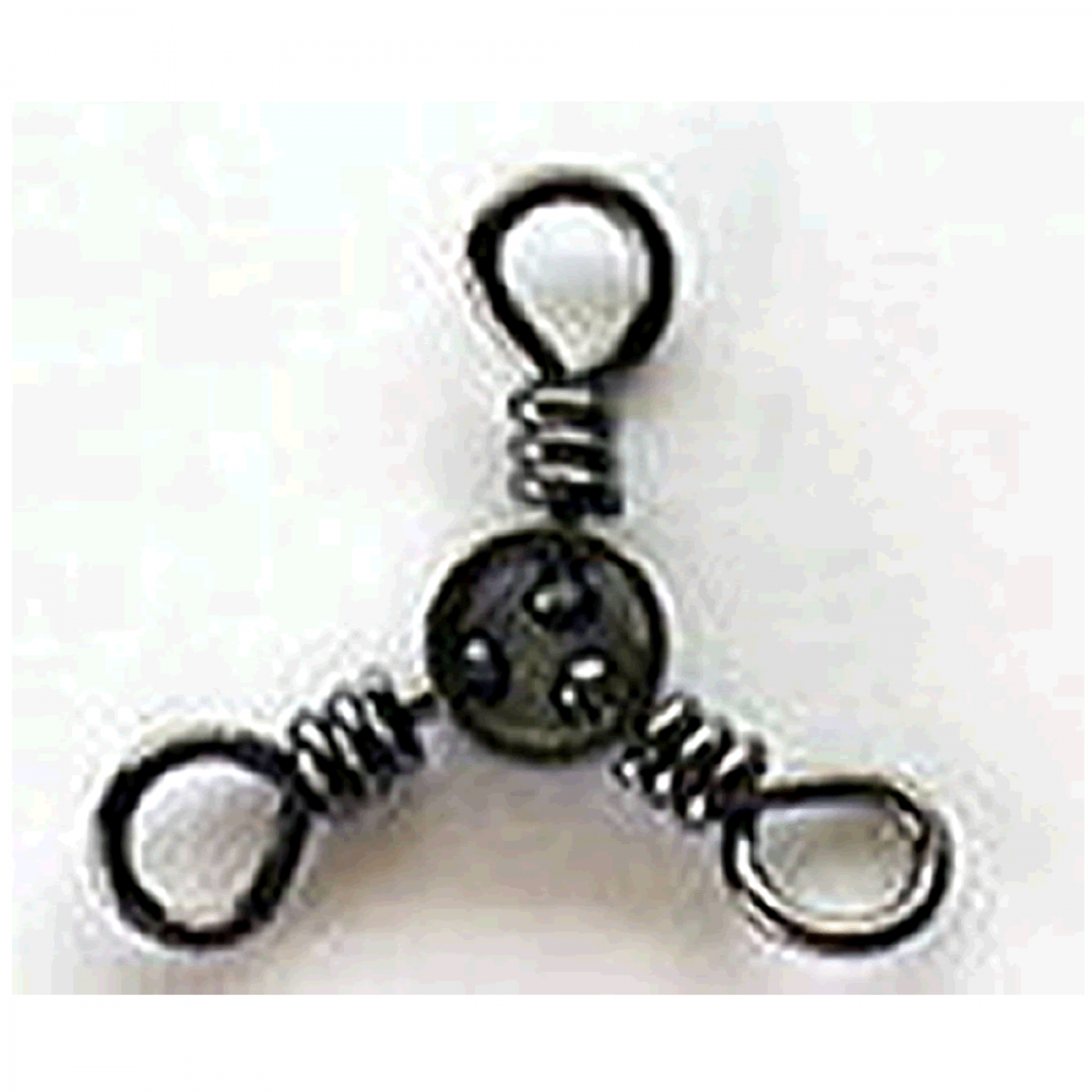 NT SWIVEL BRASS THREE WAY SWIVEL #5 (8 pcs/pack) BLACK