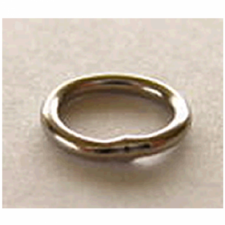NT SWIVEL WELDED SOLID RING #6 (8 pcs/pack) STAINLESS