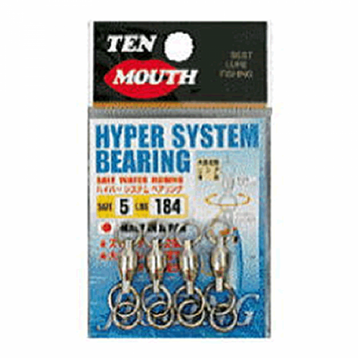 NT SWIVEL HYPER SYSTEM BEARING #5 (3 pcs/pack) NICKEL