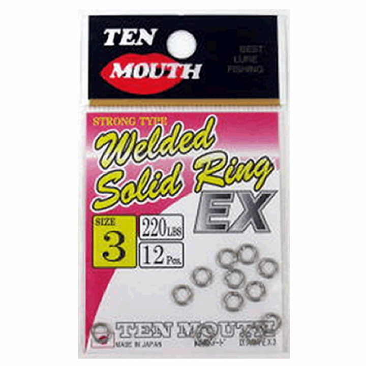 NT SWIVEL WELDED SOLID RING EX #6 (10 pcs/pack) STAINLESS