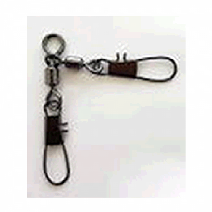 NT SWIVEL OCTOPUS SWIVEL L (2 pcs/pack) BLACK