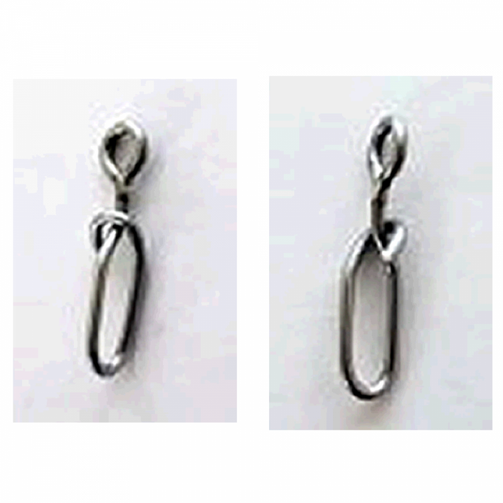 NT SWIVEL CAST SNAP SS (6 pcs/pack) STAINLESS