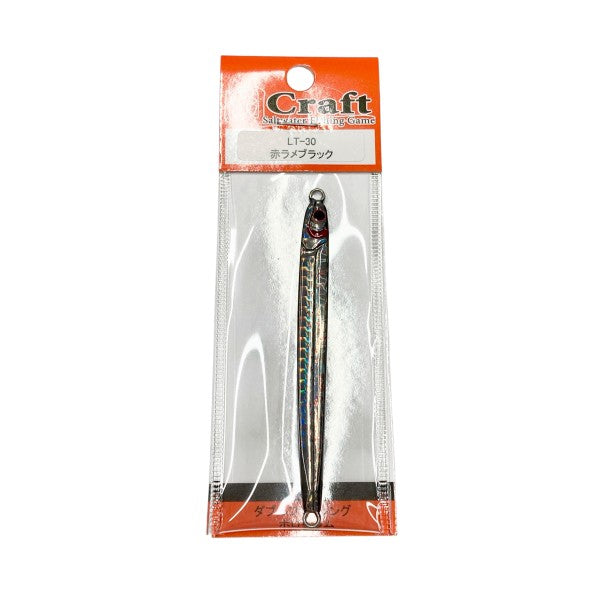 Oka Craft OKA JIG LT 30 30g AKA LAME BLACK