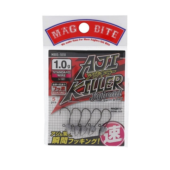 MAGBITE AJI KILLER JIGHEAD #10 - 1.0g (5pcs / Pack)