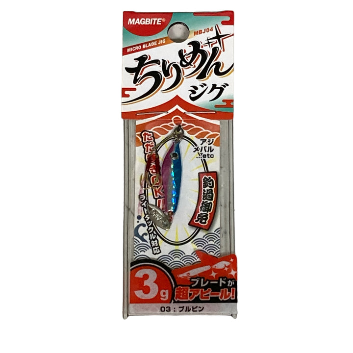 MAGBITE CHIRIMEN JIG 3g 03 BLUE PINK