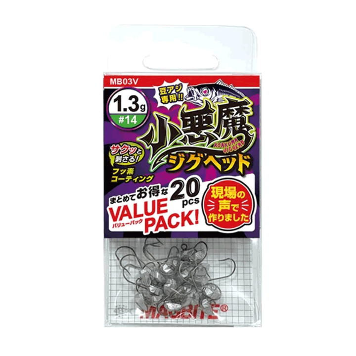 MAGBITE KOAKUMA JIGHEAD ValuePack 1g (20 pcs/pack)
