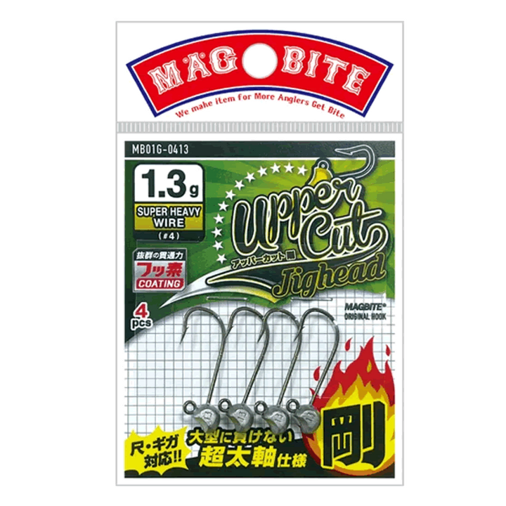 MAGBITE UPPERCUT JIGHEAD GOU 1.3g (4 pcs/pack)