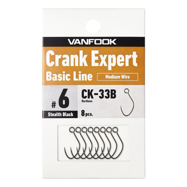 VANFOOK CK-33B CRANK EXPERT #5 (8 pcs/pack) STEALTH BLACK