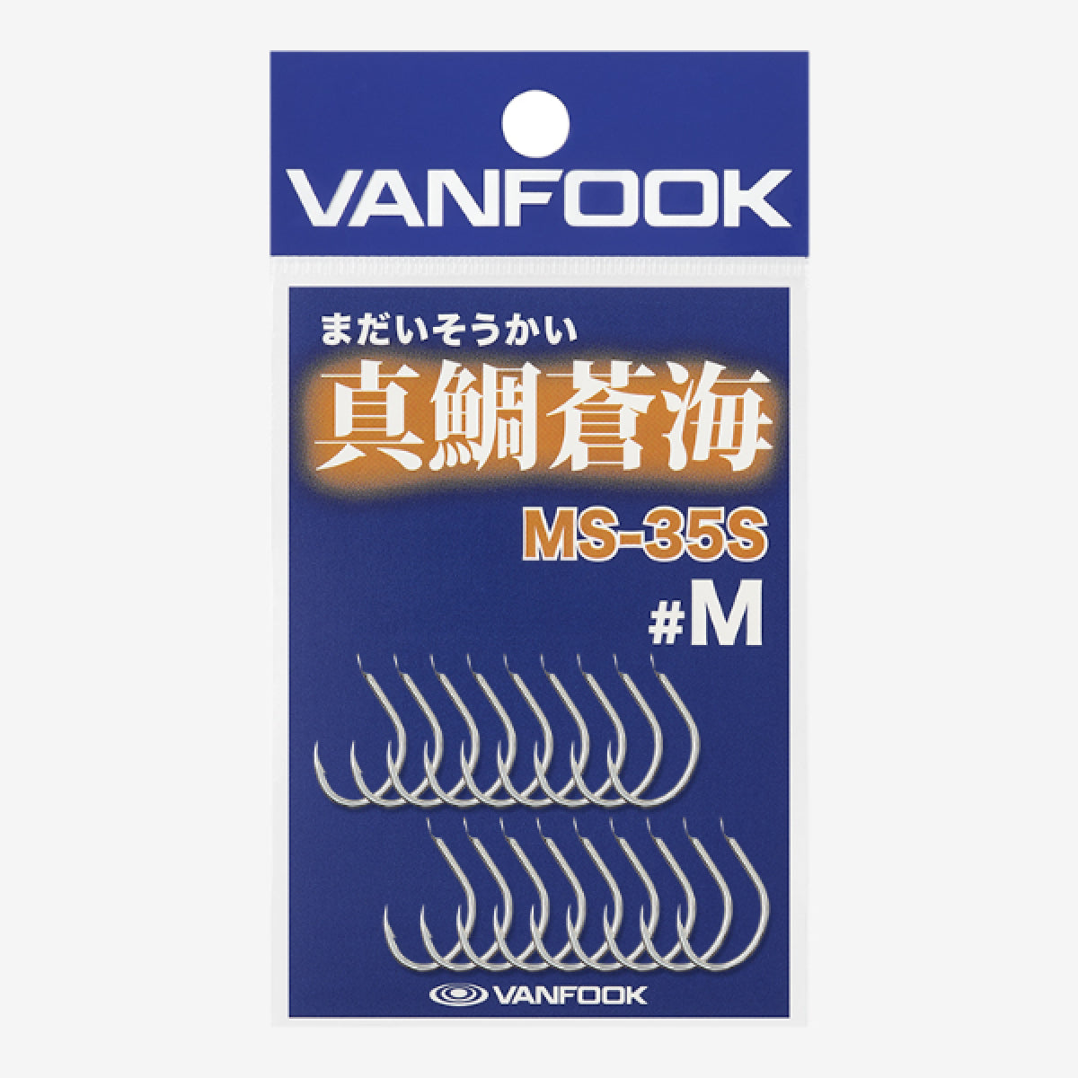 VANFOOK MS-35S MADAI SOUKAI #L (16 pcs/pack) SILVER