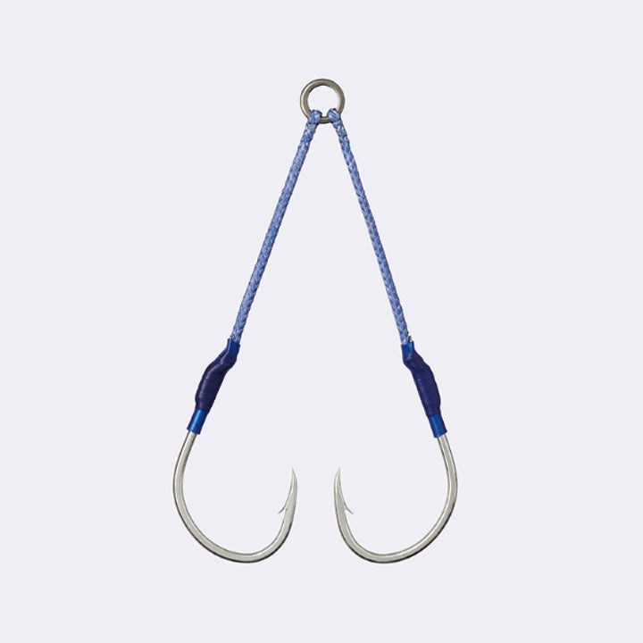 VANFOOK JLT-46 JIGEN LONG TWIN #3/0 (2 pcs/pack) SILVER