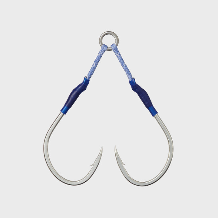 VANFOOK JST-44 JIGEN SHORT TWIN #3/0 (2 pcs/pack) SILVER