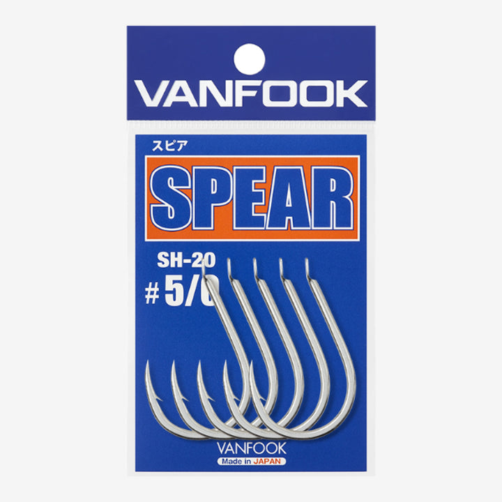 VANFOOK SH-20 SPEAR #5/0 (5 pcs/pack) SILVER
