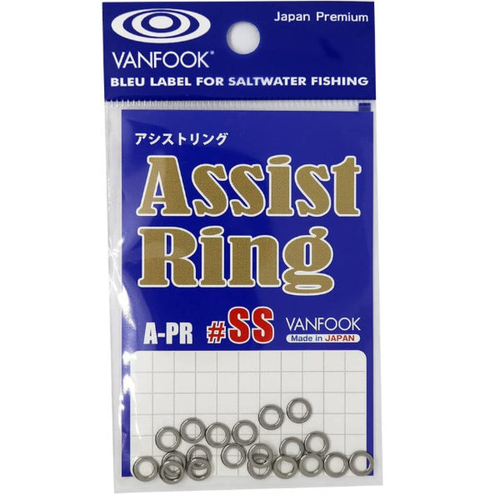 VANFOOK A-PR ASSIST RING #SS : 4.0mm (20 pcs/pack) SILVER