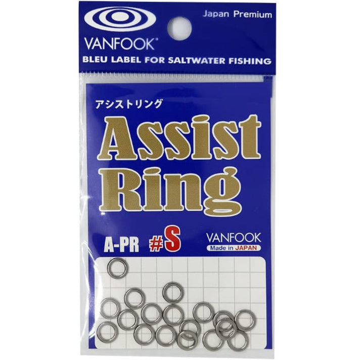 VANFOOK A-PR ASSIST RING #S : 5.0mm (18 pcs/pack) SILVER
