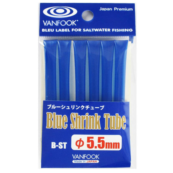 VANFOOK B-ST BLUE SHRINK TUBE 5.5mm (1.0 m/pack) BLUE