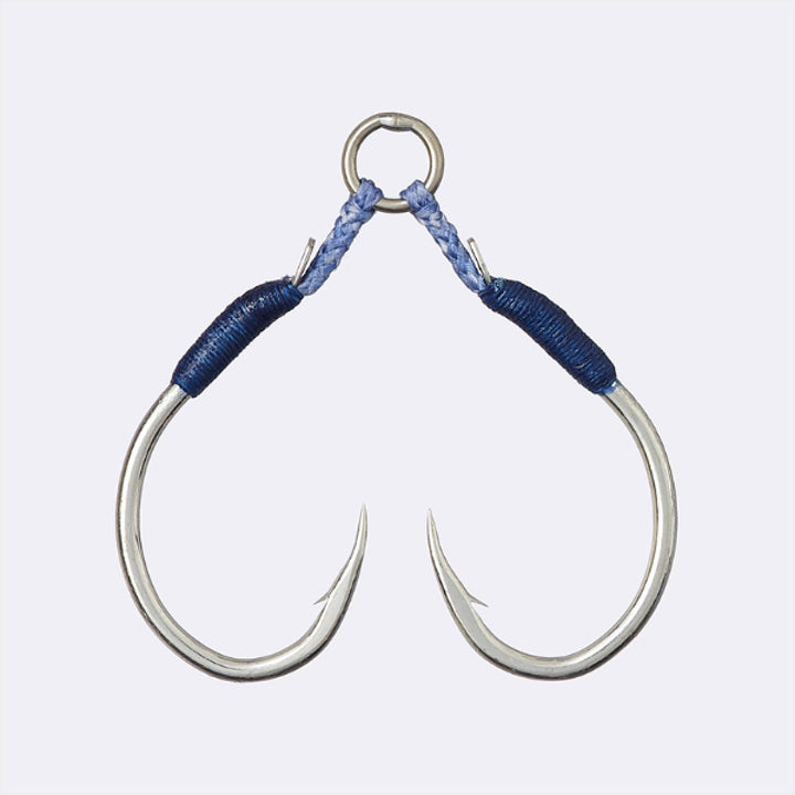 VANFOOK MJ-01 MICRO JIG ASSIT TWIN 0.5cm #1 (2 pcs/pack) SILVER