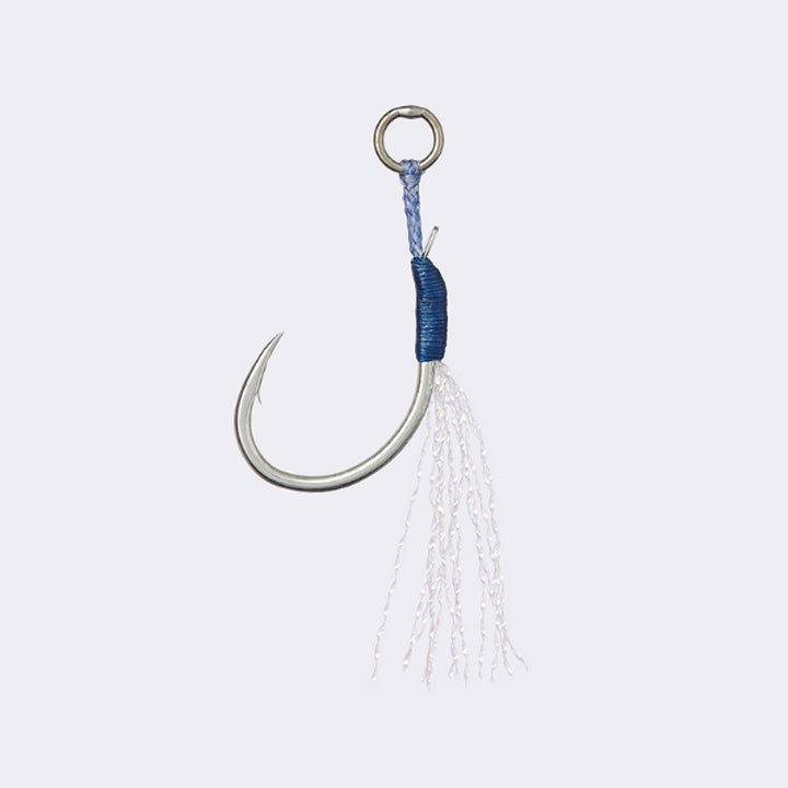 VANFOOK MJ-04 MICRO JIG ASSIT SINGLE 0.5cm TINSEL #1 (3 pcs/pack) SILVER