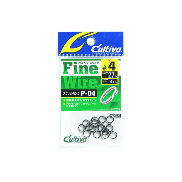 OWNER P-04 SPLIT RING FINE WIRE #4