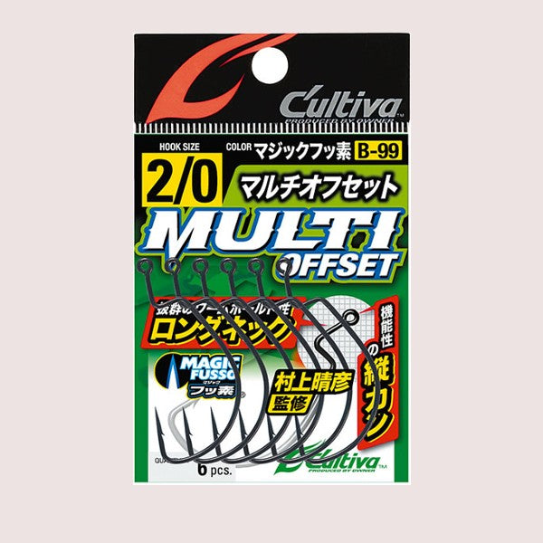 OWNER B-99 MULTI OFFSET HOOK #6/0 (6 pcs/pack)