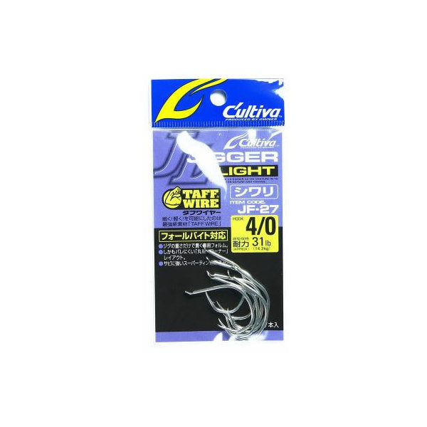 OWNER JF-27 JIGGER LIGHT SHIWARI #4/0 (7 pcs/pack)