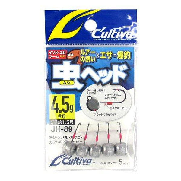 OWNER JH-89 MUSHI HEAD 4.5g (5 pcs/pack)