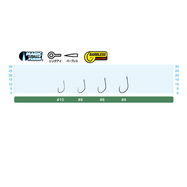 OWNER SBL-47 SINGLE BARBLESS #10 (11 pcs/pack)