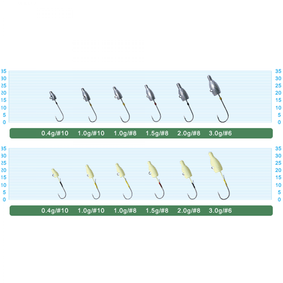 OWNER JH-83G MEBARU DAMA #6 : 3.0g (4 pcs/pack) GLOW