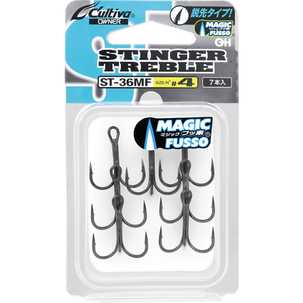 OWNER OH ST-36MF STINGER TREBLE HOOK #2 (7 pcs/pack)