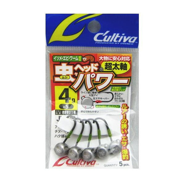 OWNER JH-90 MUSHI HEAD POWER 4g (5 pcs/pack)