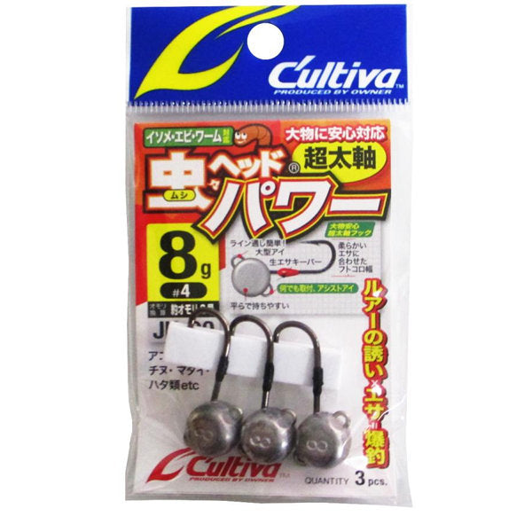 OWNER JH-90 MUSHI HEAD POWER 8g (3 pcs/pack)