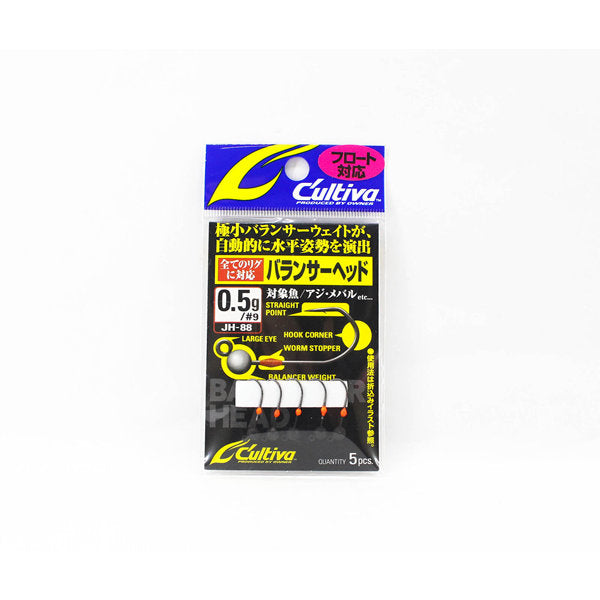 OWNER JH-88 BALANCER HEAD 0.5g (5 pcs/pack)