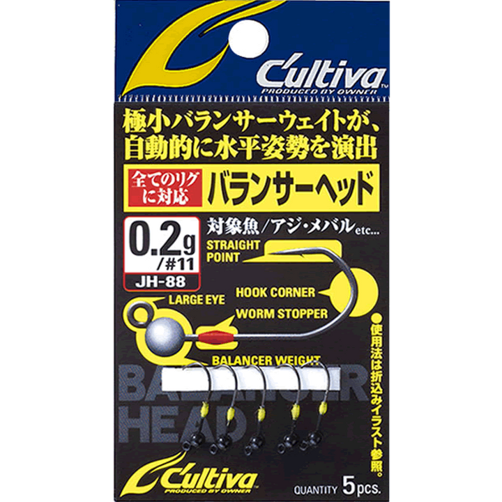 OWNER JH-88 BALANCER HEAD 0.6g (5 pcs/pack)