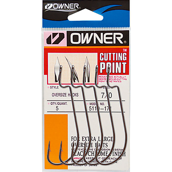 OWNER OH OVERSIZE HOOKS 11/0 (5 pcs/pack)