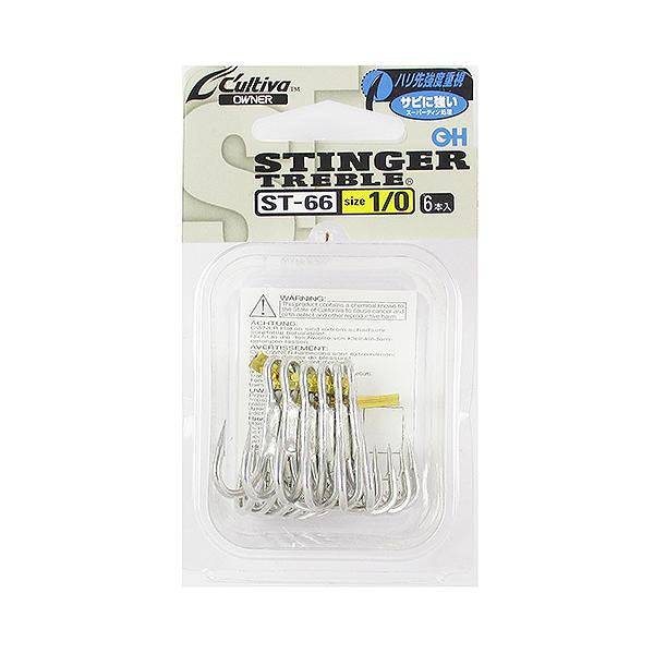 OWNER ST-66 STINGER TREBLE #1/0 (6 pcs/pack)