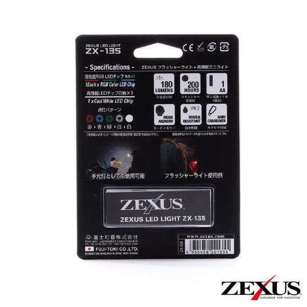 ZEXUS HEAD LIGHT ZX-135 “FLASHER“