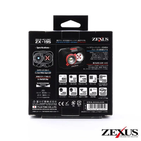 ZEXUS HEAD LIGHT ZX-195