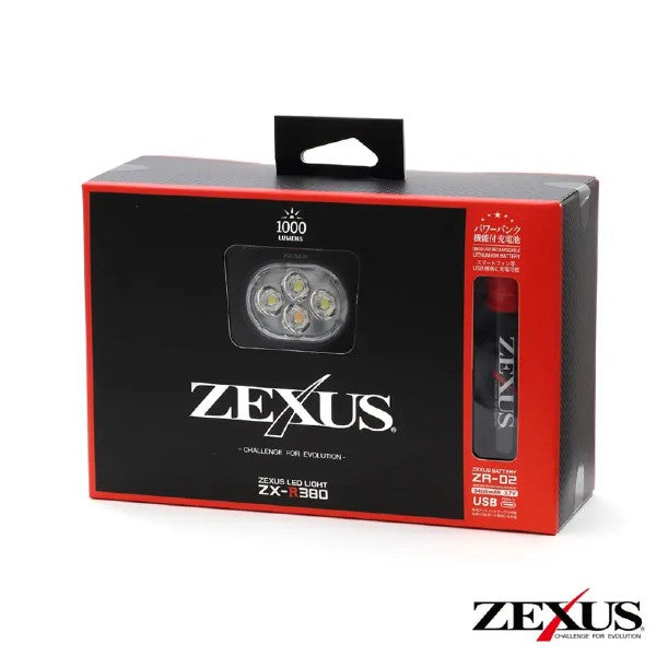 ZEXUS HEAD LIGHT USB charging type ZX-R380 USB charging type