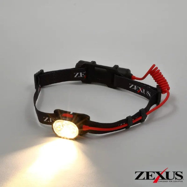 ZEXUS HEAD LIGHT USB charging type ZX-R380 USB charging type